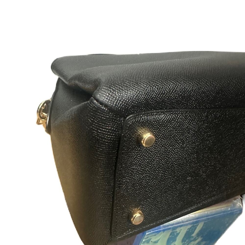 Coach Lillie Black Carryall Satchel Bag - Picture 10 of 15